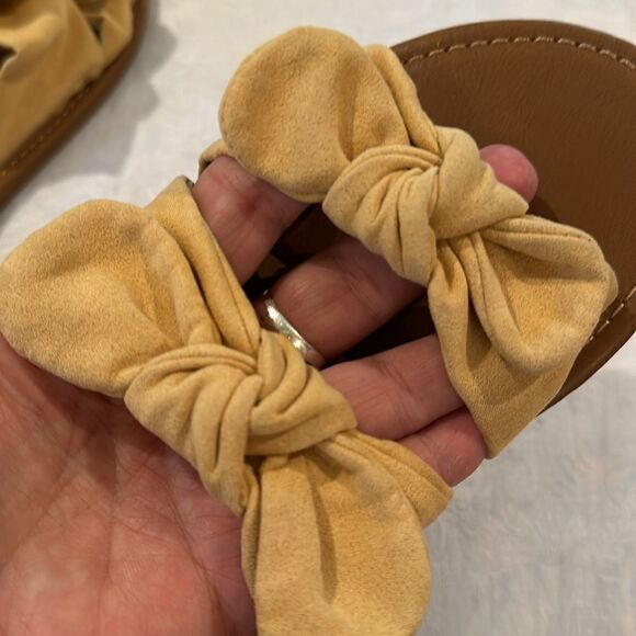 Arizona Jean Co Shoes Sandals Slides Bows Size 9 - Picture 4 of 5